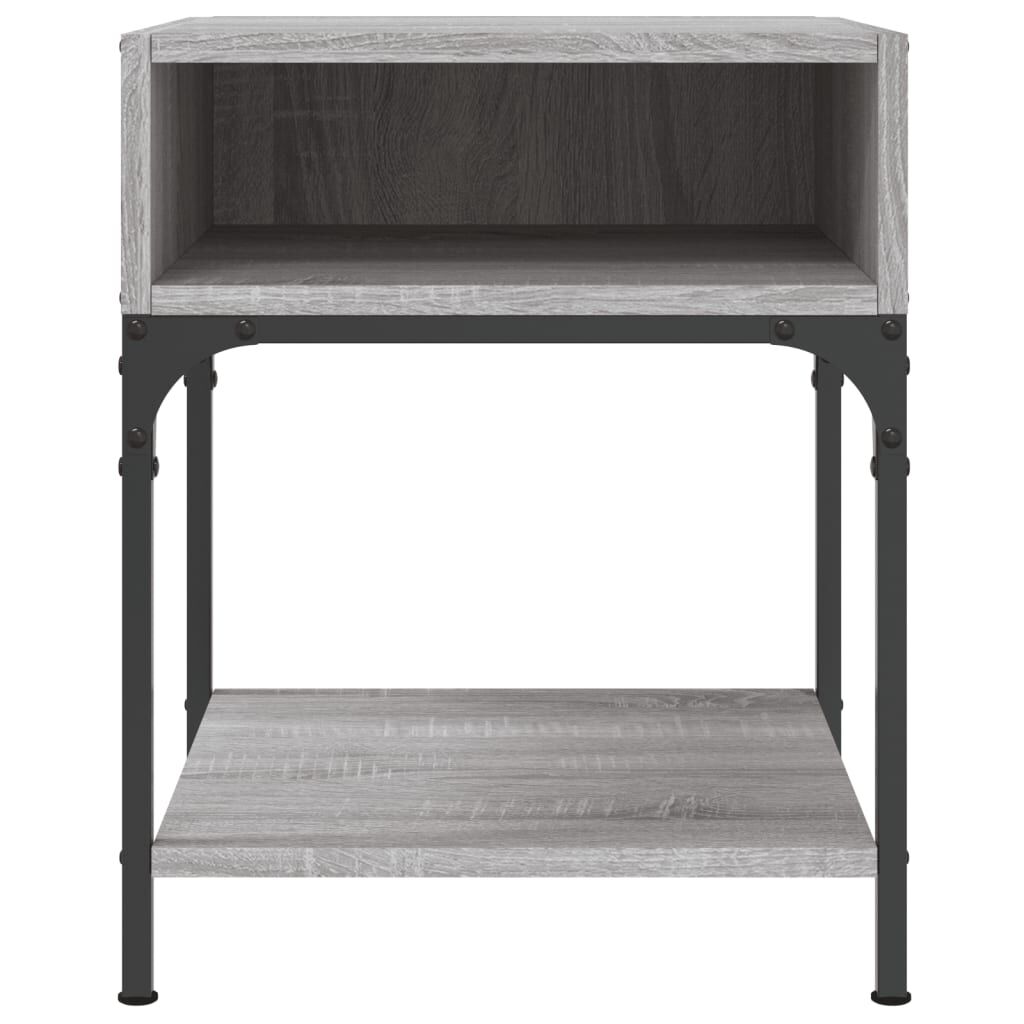 vidaXL Κομοδίνο Γκρι Sonoma 40x41x50 εκ. από Επεξεργασμένο Ξύλο