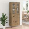 vidaXL Highboard Artisan Oak 69,5 x 34 x 90 &epsilon;&kappa;. &Epsilon;&pi;&epsilon;&xi;&epsilon;&rho;&gamma;&alpha;&sigma;&mu;έ&nu;&omicron; &xi;ύ&lambda;&omicron;