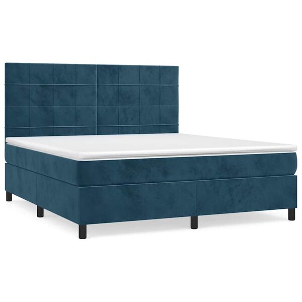 vidaXL &Kappa;&rho;&epsilon;&beta;ά&tau;&iota; Boxspring &mu;&epsilon; &Sigma;&tau;&rho;ώ&mu;&alpha; &Sigma;&kappa;&omicron;ύ&rho;&omicron; &Mu;&pi;&lambda;&epsilon; 160x200 &epsilon;&kappa;. &Beta;&epsilon;&lambda;&omicron;ύ&delta;&iota;&nu;&omicron;