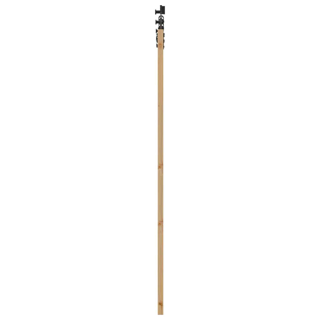 vidaXL Συρόμενη Πόρτα ORKDAL Καφέ 61 x 198.5 εκ. Ξύλο και μέταλλο