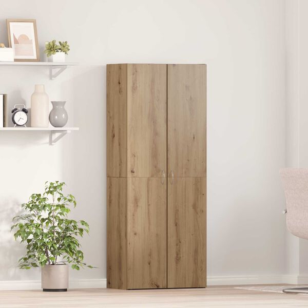 vidaXL Υψηλό Ντουλάπι Οξιάς 60 x 32 x 153 εκ. Επεξεργασμένο Ξύλο