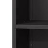 vidaXL Ράφι Καυσόξυλων Μαύρο 40x30x80 εκ. Χάλυβας ψυχρής έλασης