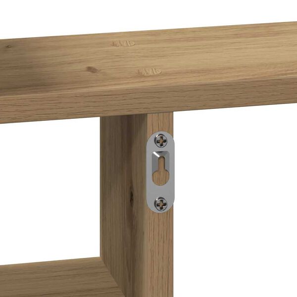 vidaXL Ραφιέρες Τοίχου 2 τεμ. Αρτισιανή Δρυς 38x12x38 εκ. Επεξ. Ξύλο