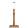 vidaXL Ντουζιέρα Κήπου 75 x 75 x 210 εκ. Μασίφ Ξύλο Teak