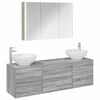vidaXL &Sigma;&epsilon;&tau; &Epsilon;&pi;ί&pi;&lambda;&omega;&nu; &Mu;&pi;ά&nu;&iota;&omicron;&upsilon; 4 pcs &Gamma;&kappa;&rho;&iota; Sonoma