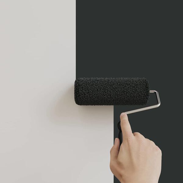 vidaXL Βαφή τοίχου Μαύρο 16,5 x 16,5 x 15,9 εκ. Εκτύπωση τοίχου