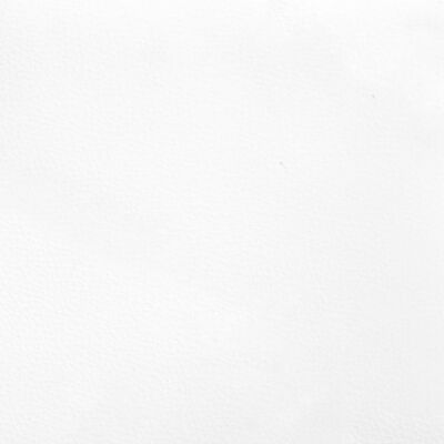 vidaXL Κεφαλάρι με Πτερύγια Λευκό 203x23x118/128 εκ. Συνθ. Δέρμα