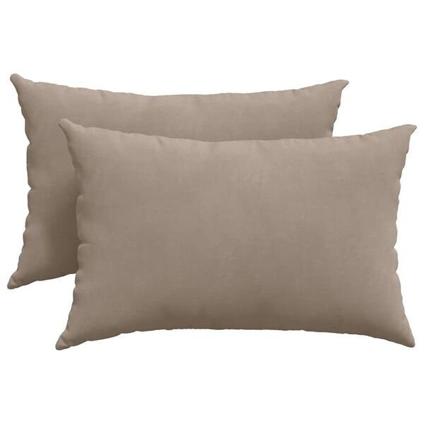vidaXL &Mu;&alpha;&xi;&iota;&lambda;ά&rho;&iota; &Kappa;&alpha;&nu;&alpha;&pi;έ 2 pcs Taupe 60 x 40 cm ύ&phi;&alpha;&sigma;&mu;&alpha;
