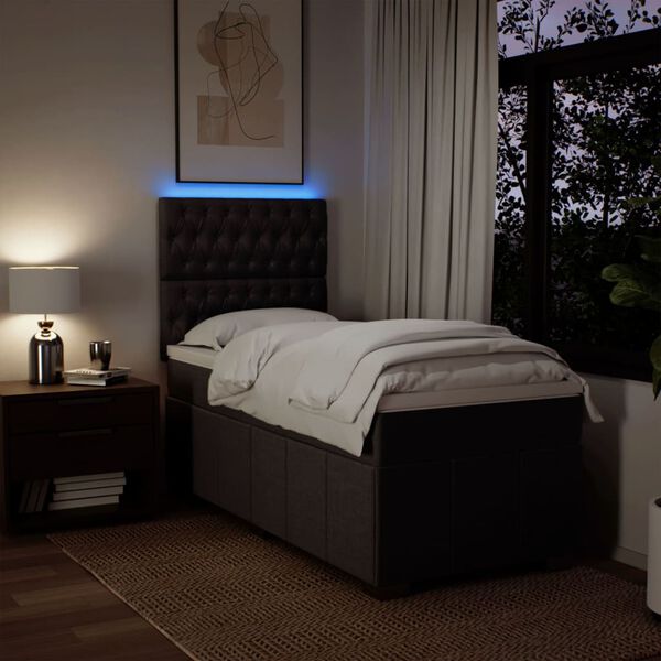 vidaXL &Kappa;&rho;&epsilon;&beta;ά&tau;&iota; Boxspring &mu;&epsilon; &Sigma;&tau;&rho;ώ&mu;&alpha; &Sigma;&kappa;&omicron;ύ&rho;&omicron; &Kappa;&alpha;&phi;έ 80x200 &epsilon;&kappa;. &Upsilon;&phi;&alpha;&sigma;&mu;ά&tau;&iota;&nu;&omicron;