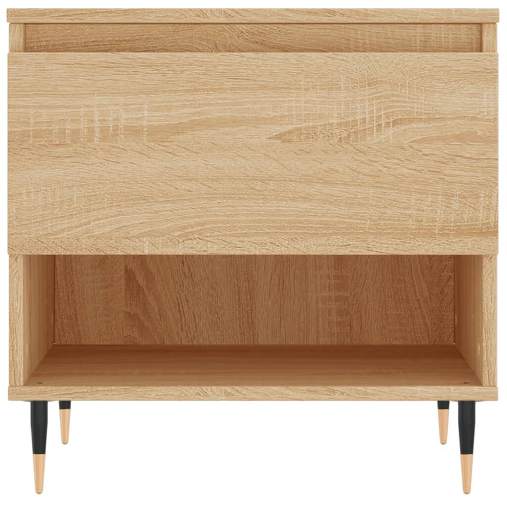vidaXL Τραπέζια Σαλονιού 2 τεμ. Sonoma Δρυς 50x46x50 εκ. Επεξεργ. Ξύλο