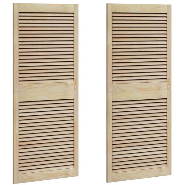 vidaXL &Pi;ό&rho;&tau;&alpha; &Nu;&tau;&omicron;&upsilon;&lambda;ά&pi;&alpha;&sigmaf; &mu;&epsilon; &pi;ό&rho;&tau;&alpha; 2 pcs &Phi;&upsilon;&sigma;&iota;&kappa;ό 140.5 x 2 x 59.5 &epsilon;&kappa;