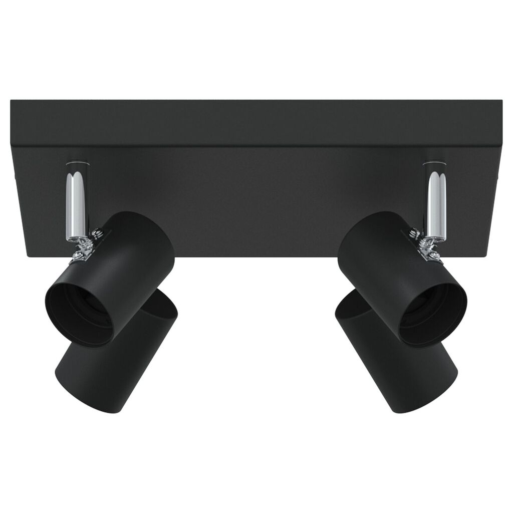 vidaXL Φωτιστικό οροφής 4 Way Adjustable Μαύρο E27