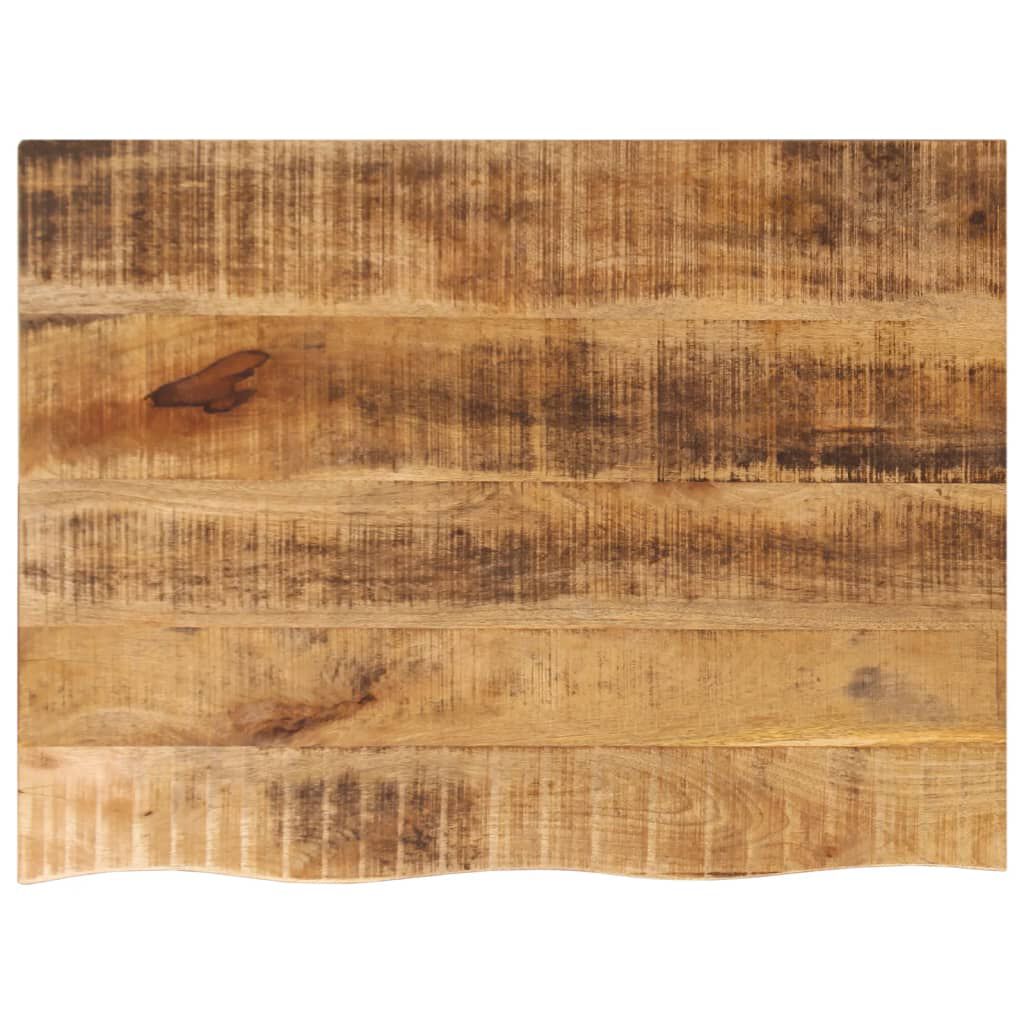 vidaXL Επιφάνεια Τραπεζιού 90x60x2,5 εκ. Live Edge Μασίφ Ξύλο Μάνγκο