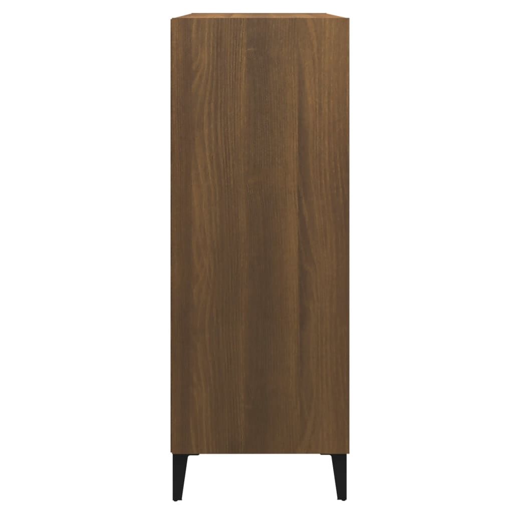 vidaXL Ντουλάπι Καφέ Δρυς 69,5 x 32,5 x 90 εκ. από Επεξεργασμένο Ξύλο