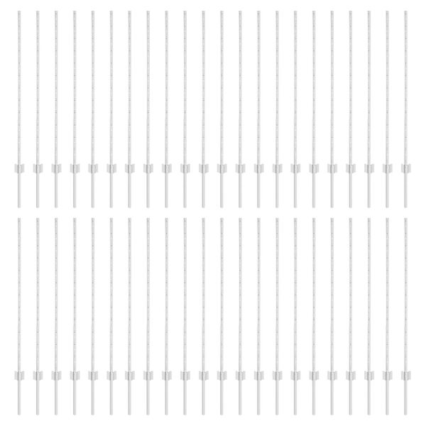 vidaXL Πό posts φράχτη 88 pcs Ασημί 160 cm Ατσάλι