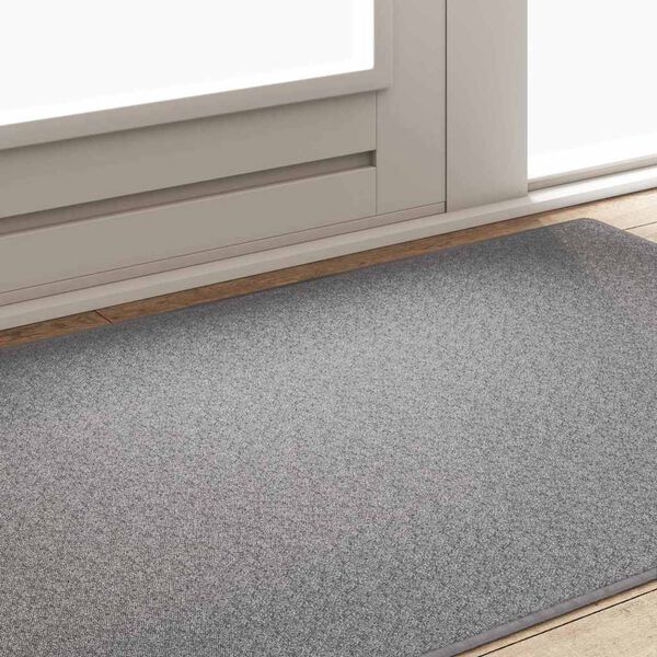 vidaXL Δερμάτινο Χαλί Ανοιχτό γκρι 100 x 150 cm 100% Πολυπροπυλένιο
