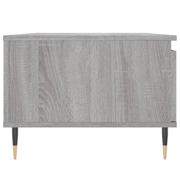 vidaXL Τραπεζάκι Σαλονιού Γκρι Sonoma 90x50x36,5εκ. Επεξεργασμένο Ξύλο