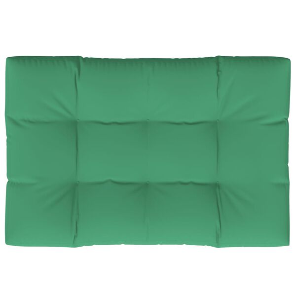 vidaXL Μαξιλάρι Παλέτας Πράσινο 120 x 80 x 12 εκ. Υφασμάτινο