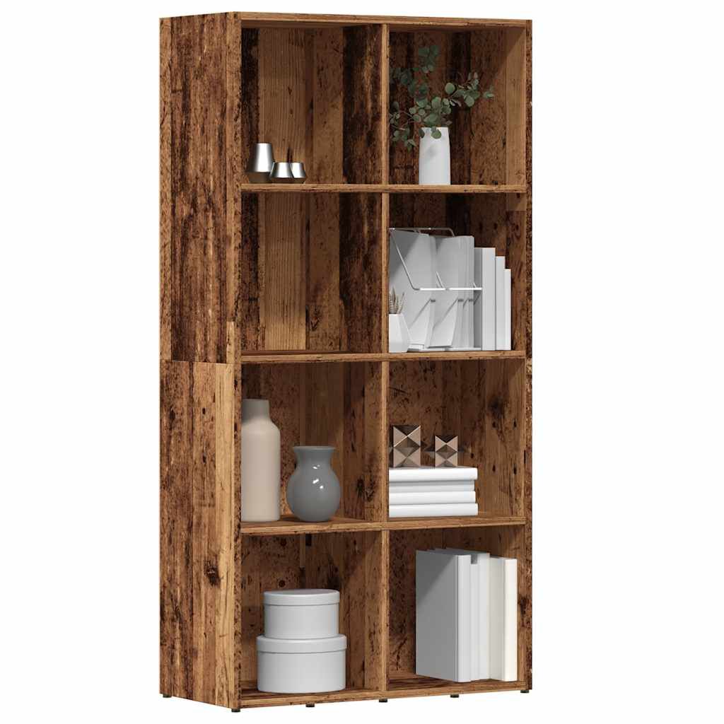 ντουλάπι βιβλίων vidaXL Παλιό ξύλο 66x30x130 cm Κατασκευασμένο ξύλο