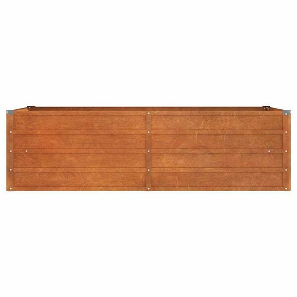 vidaXL Ζαρντινιέρα Σκουριασμένο 160x80x45 εκ. Ατσάλι Σκληρυθέν Αέρα