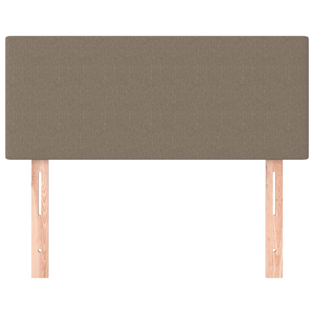 vidaXL Κεφαλάρι Κρεβατιού Taupe 80 x 5 x 78/88 εκ. Υφασμάτινο