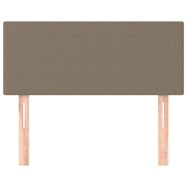 vidaXL Κεφαλάρι Κρεβατιού Taupe 80 x 5 x 78/88 εκ. Υφασμάτινο