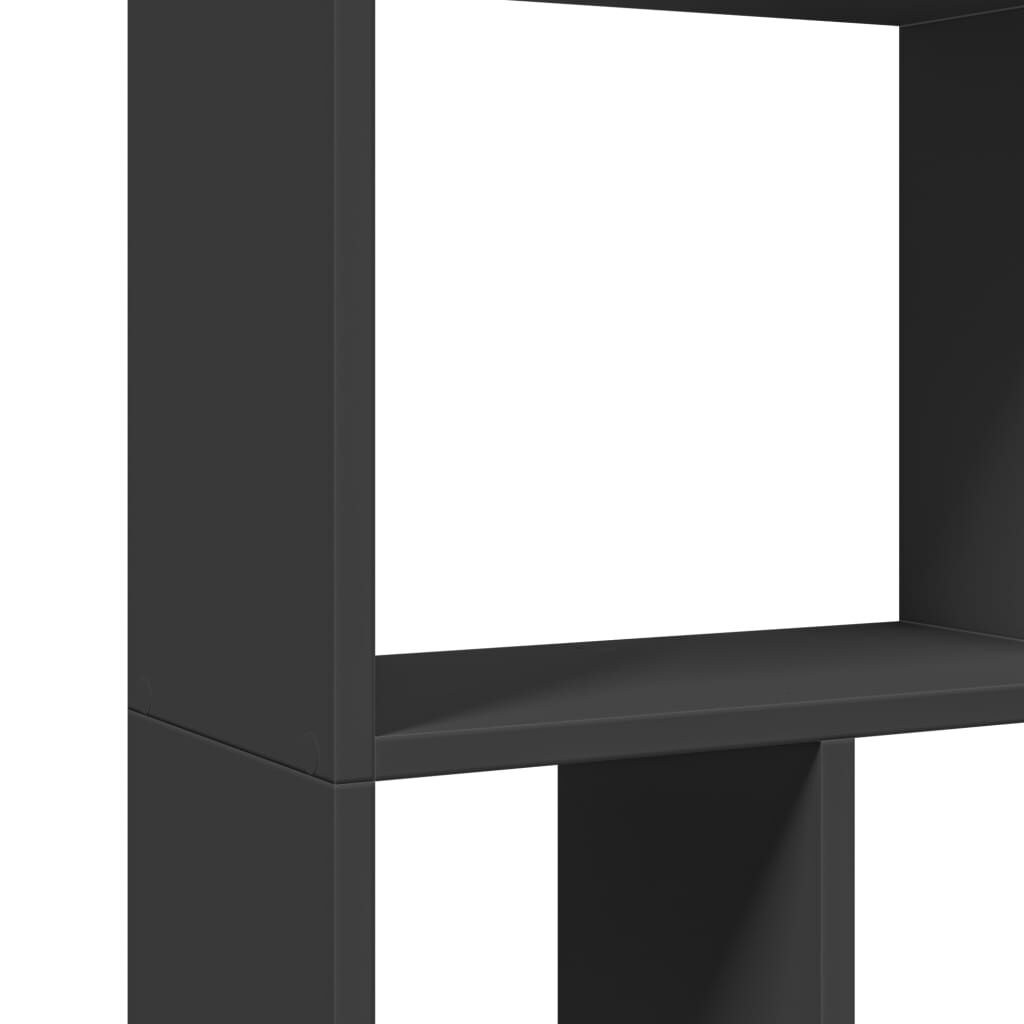 vidaXL Βιβλιοθήκη Μαύρη 60x20x120 εκ. από Επεξεργασμένο Ξύλο