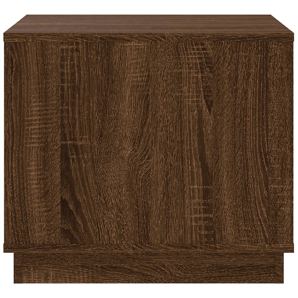 vidaXL Τραπεζάκι Σαλονιού Καφέ Δρυς 51x50x44 εκ. Επεξεργασμ. Ξύλο