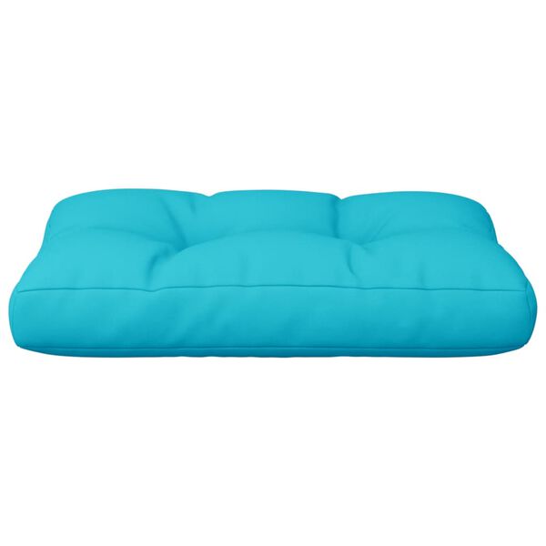vidaXL Μαξιλάρι Παλέτας Τιρκουάζ 60 x 40 x 12 εκ. Υφασμάτινο