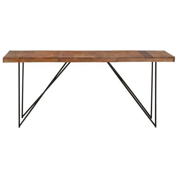 vidaXL Τραπεζαρία 180 x 90 x 76 εκ. από Μασίφ Ξύλο Ακακίας