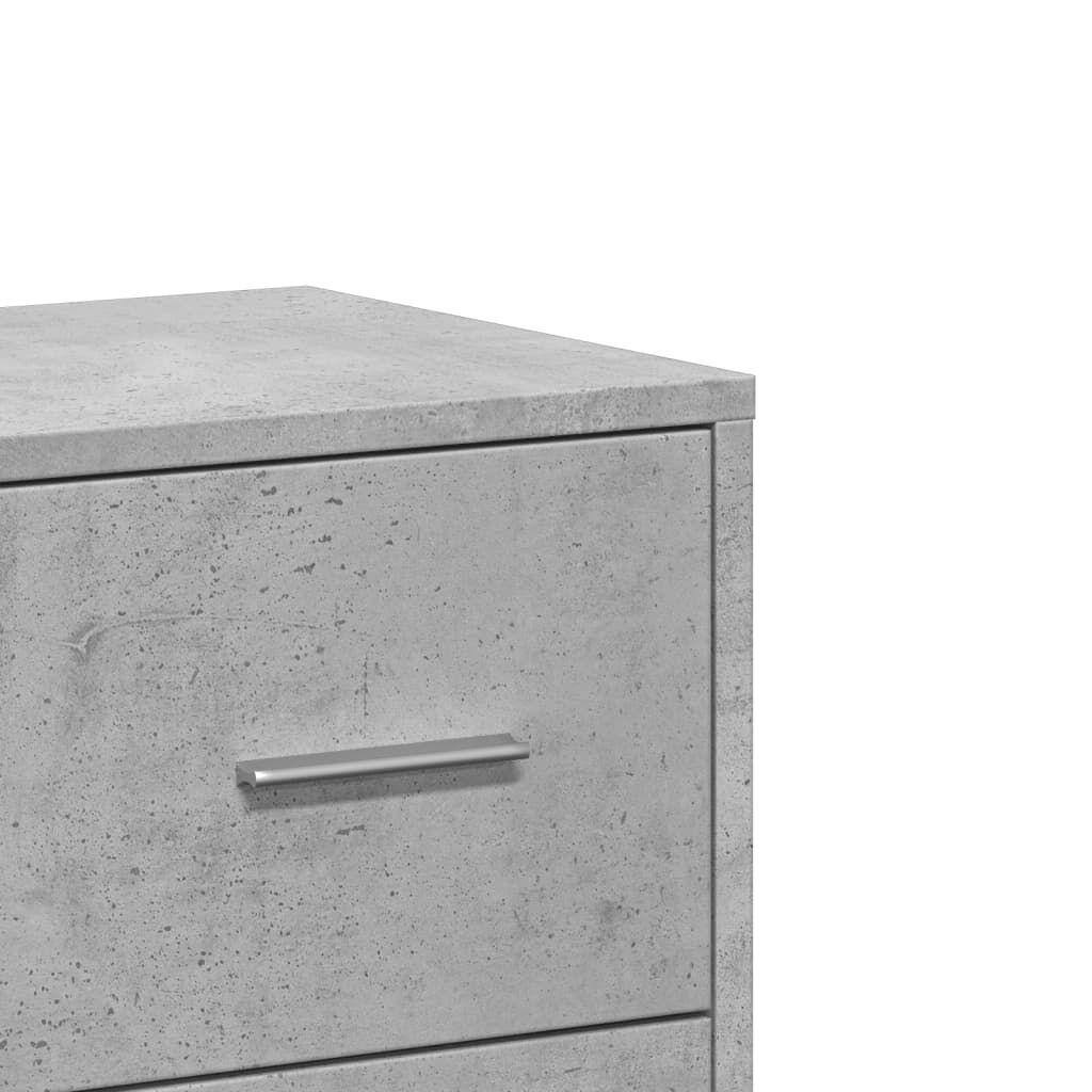 vidaXL Βοηθητικά Ντουλάπια 2 τεμ. Γκρι Σκυρ. 60x31x84 εκ. Επεξ. Ξύλο