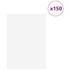 vidaXL Διακοσμητικά Πάνελ 150 pcs Λευκό 21 x 30 x 0.3 εκ