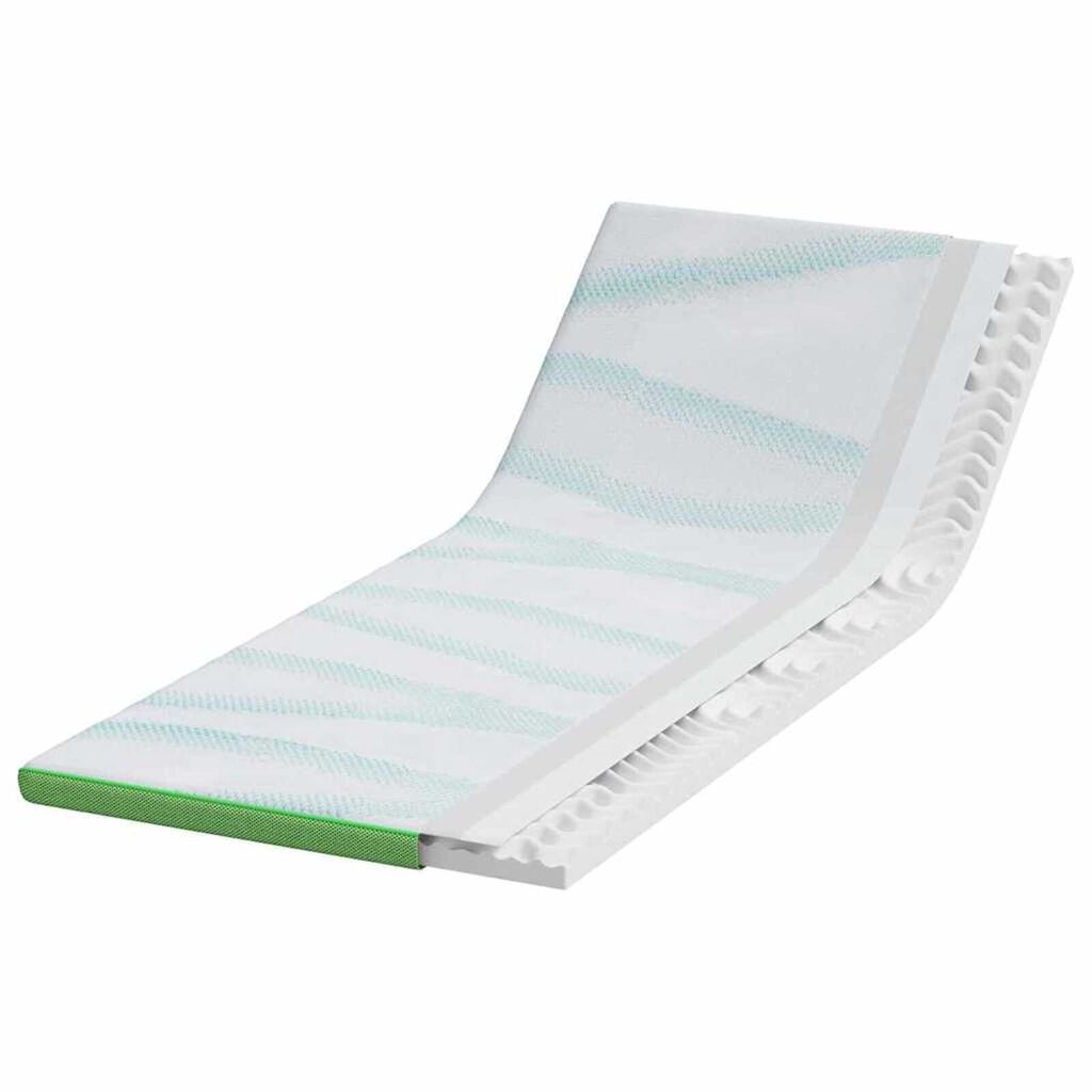 vidaXL Στρώματα Λευκό και Πράσινο 70 x 200 cm