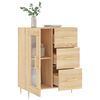 vidaXL Ντουλάπι Sonoma Δρυς 69,5 x 34 x 90 εκ. από Επεξεργασμένο Ξύλο