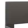 vidaXL Πλαίσιο Κρεβατιού με LED Γκρι 140x200 εκ. από Συνθετικό Δέρμα