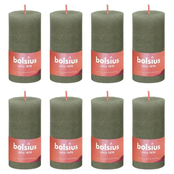 Bolsius &Kappa;&epsilon;&rho;&iota;ά &Kappa;ύ&lambda;&iota;&nu;&delta;&rho;&omicron;&sigmaf; &Rho;&omicron;&upsilon;&sigma;&tau;ί&kappa; Shine 8 &tau;&epsilon;&mu;. &Phi;&rho;έ&sigma;&kappa;&omicron; &Lambda;&alpha;&delta;ί 100 x 50 &chi;&iota;&lambda;.