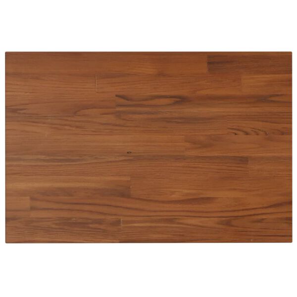 vidaXL Πάγκος Μπάνιου Σκ. Καφέ 60 x 40 x 1,5 εκ. Επεξ. Μασίφ Ξύλο