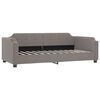 vidaXL Καναπές Κρεβάτι Συρόμενος Taupe 80x200 εκ. Υφασμάτινος Στρώματα