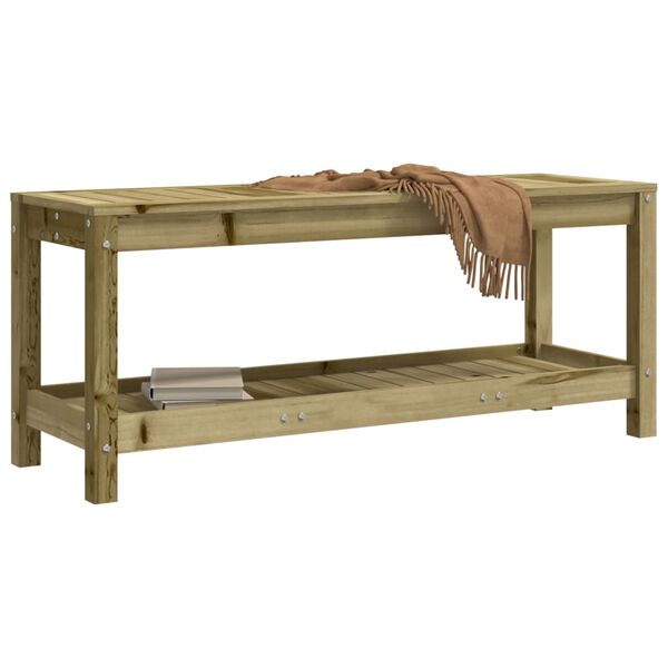 vidaXL Παγκάκι Κήπου 108 x 35 x 45 εκ. από Εμποτισμένο Ξύλο Πεύκου