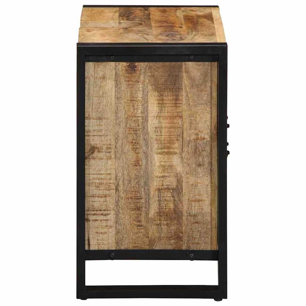 vidaXL Ντουλάπα Μπάνιου Καφέ 55 x 35 x 60 εκ. Μασίφ ξύλο μάνγκο