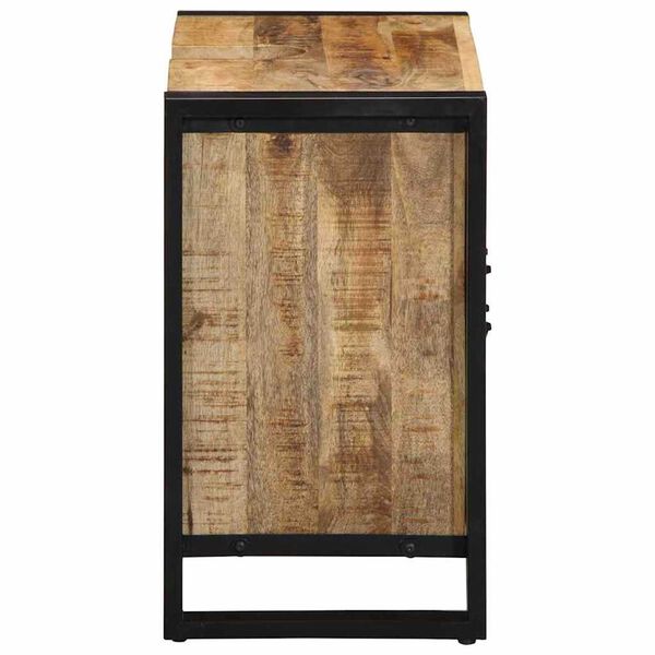 vidaXL Ντουλάπα Μπάνιου Καφέ 55 x 35 x 60 εκ. Μασίφ ξύλο μάνγκο