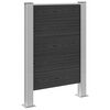 vidaXL &Phi;&rho;ά&chi;&tau;&eta;&sigmaf; &Sigma;&kappa;&omicron;&upsilon;&pi;&iota;&delta;&iota;ώ&nu; &Gamma;&kappa;&rho;&iota; 85 x 12 x 115 &epsilon;&kappa; &Alpha;&lambda;&omicron;&upsilon;&mu;ί&nu;&iota;&omicron; &kappa;&alpha;&iota; WPC