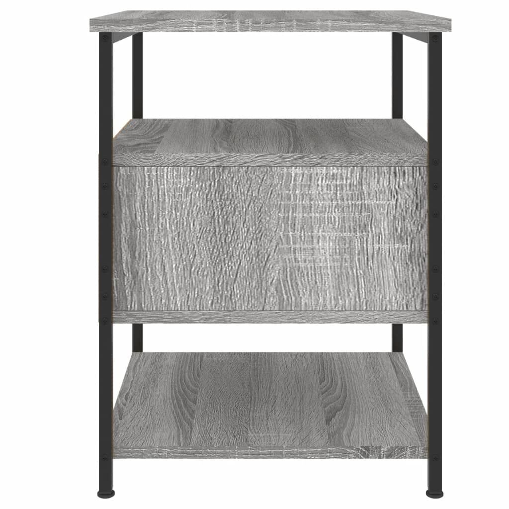 vidaXL Κομοδίνο Γκρι Sonoma 40 x 42 x 56 εκ. από Επεξεργασμένο Ξύλο