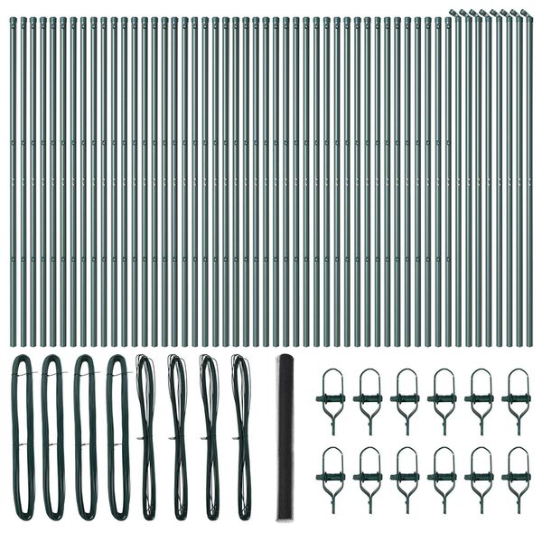 vidaXL &Sigma;&tau;ύ&lambda;&omicron;&sigmaf; &Pi;&epsilon;&rho;&iota;&phi;&rho;ά&xi;&epsilon;&omega;&nu; &Gamma;&kappa;&rho;&iota; 100 x 1,5 m (36 mm &pi;&lambda;έ&gamma;&mu;&alpha;)