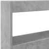 vidaXL Κεφαλάρι με Αποθηκ. Χώρο & LED Γκρι Σκυρ. 120x17x102 εκ.