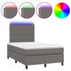 vidaXL &Kappa;&rho;&epsilon;&beta;ά&tau;&iota; Boxspring &mu;&epsilon; &Sigma;&tau;&rho;ώ&mu;&alpha; & LED &Gamma;&kappa;&rho;&iota; 120x200 &epsilon;&kappa;. &Sigma;&upsilon;&nu;&theta;. &Delta;έ&rho;&mu;&alpha;