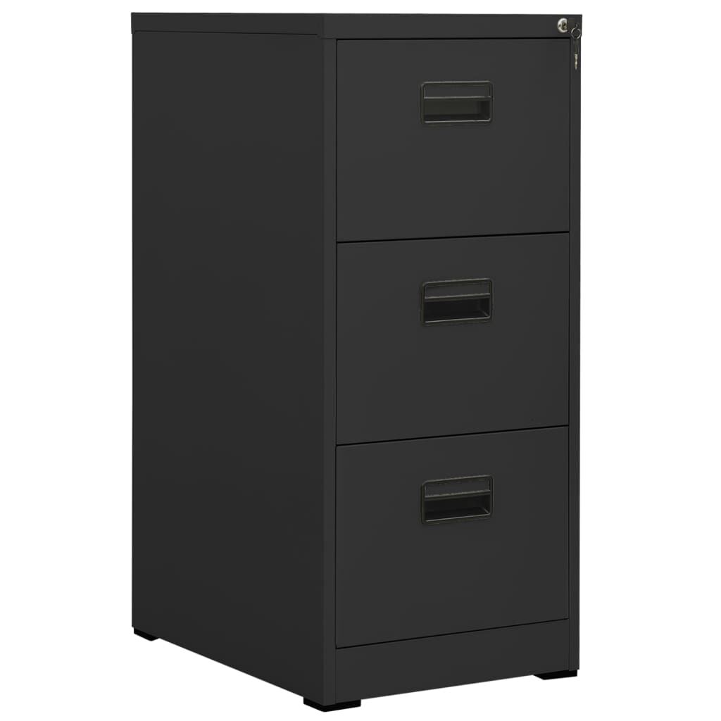 vidaXL Αρχειοθήκη Ανθρακί 46 x 62 x 102,5 εκ. από Ατσάλι