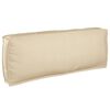 vidaXL Σετ Μαξιλαριών Πάγου 2 pcs Μπεζ 120 x 80 x 12 cm Ύφασμα Oxford