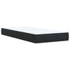 vidaXL Κρεβάτι Boxspring με Στρώμα Μαύρο 90x190 εκ. Βελούδινο