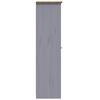 vidaXL Ντουλάπα Τρίφυλλη Γκρι 118x50x171,5 εκ Ξύλο Πεύκου Σειρά Panama